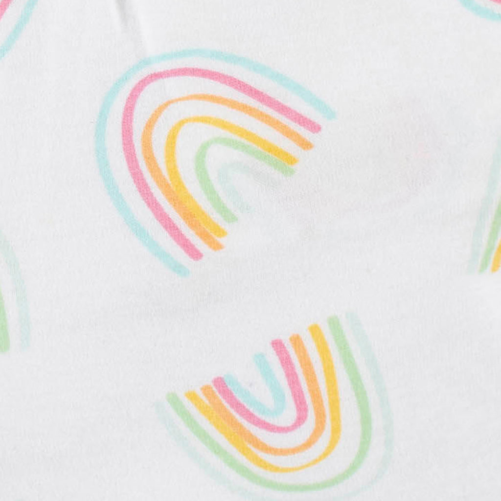 Romper Gerber blanco arcoiris bebé niña 12M a 5A algodón-5T