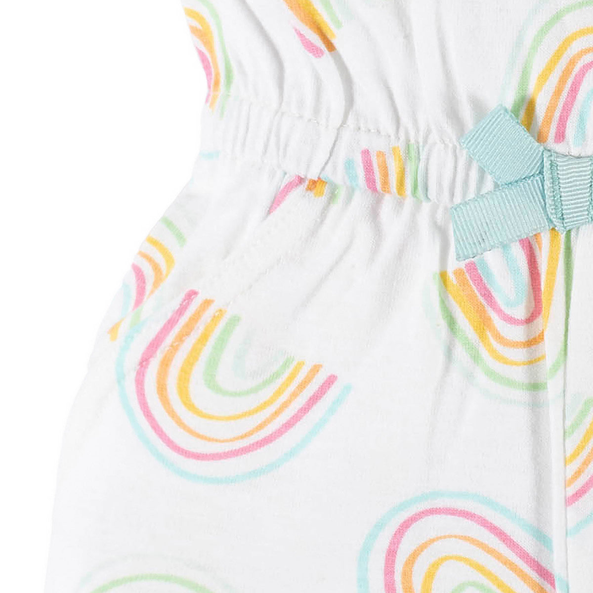 Romper Gerber blanco arcoiris bebé niña 12M a 5A algodón-2T