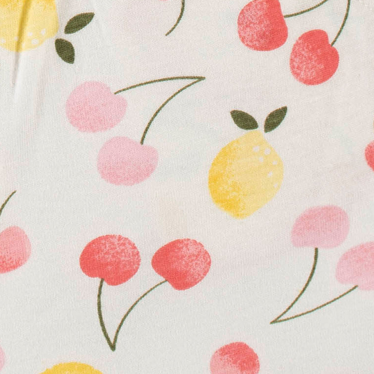 Romper Gerber Niña Blanco Frutas Verano Body Fresco-4T