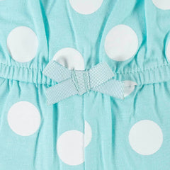 Romper Gerber azul bebé niña algodón certificado OEKO-TEX-4T