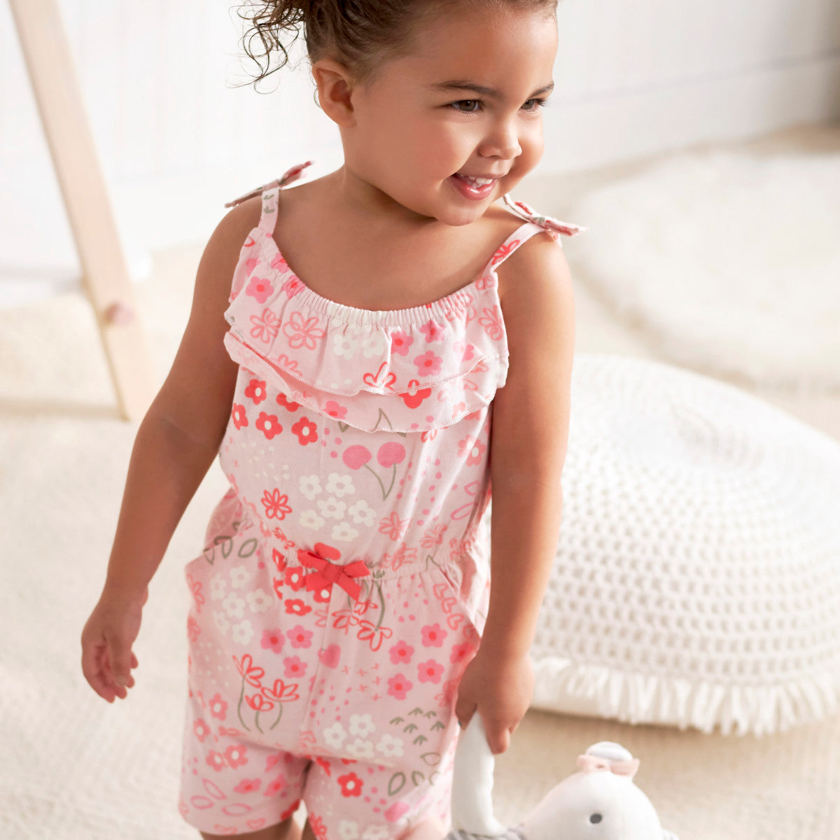 Romper niña Gerber rosa 2 a 5 años ropa infantil verano-5T