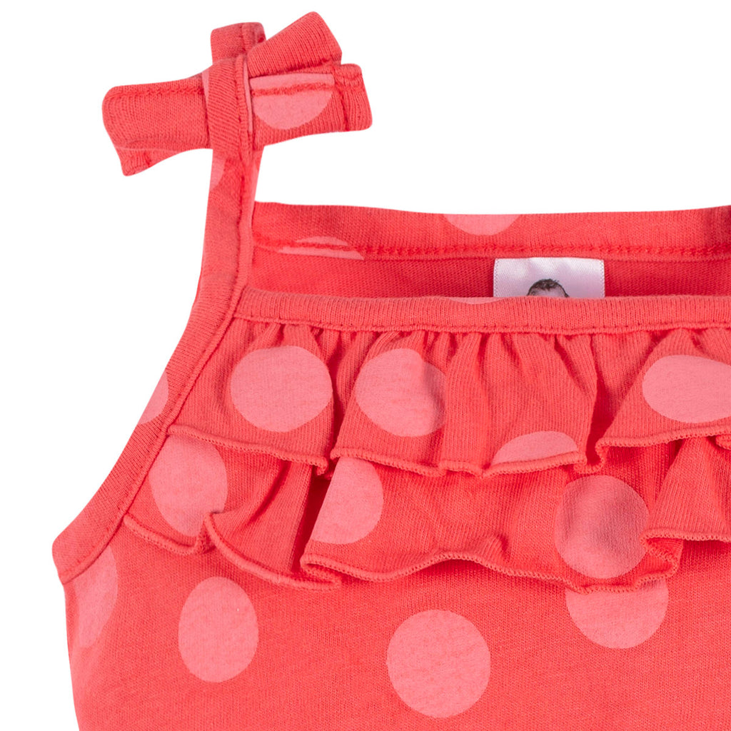 Romper Gerber 2 Piezas Niña Algodón Ropa Bebé Verano-6-9M