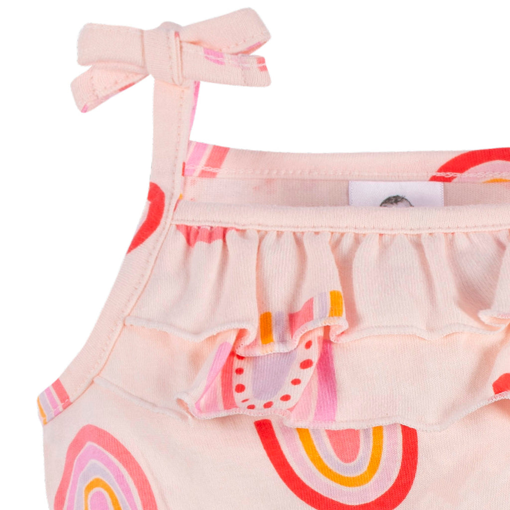 Romper Gerber 2 Piezas Niña Algodón Ropa Bebé Verano-24M