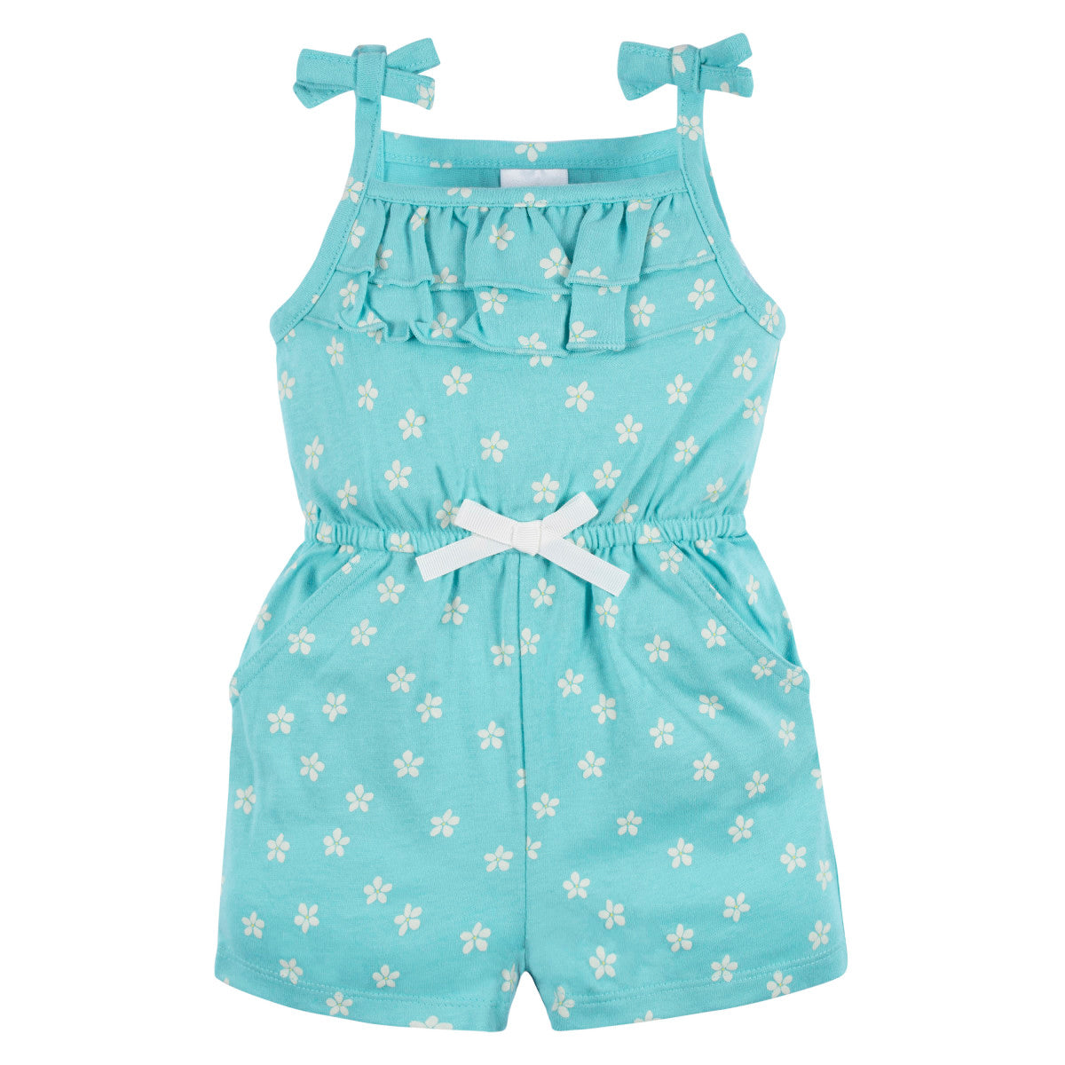 Romper Gerber bebé set 2 piezas azul cómodo algodón-6-9M