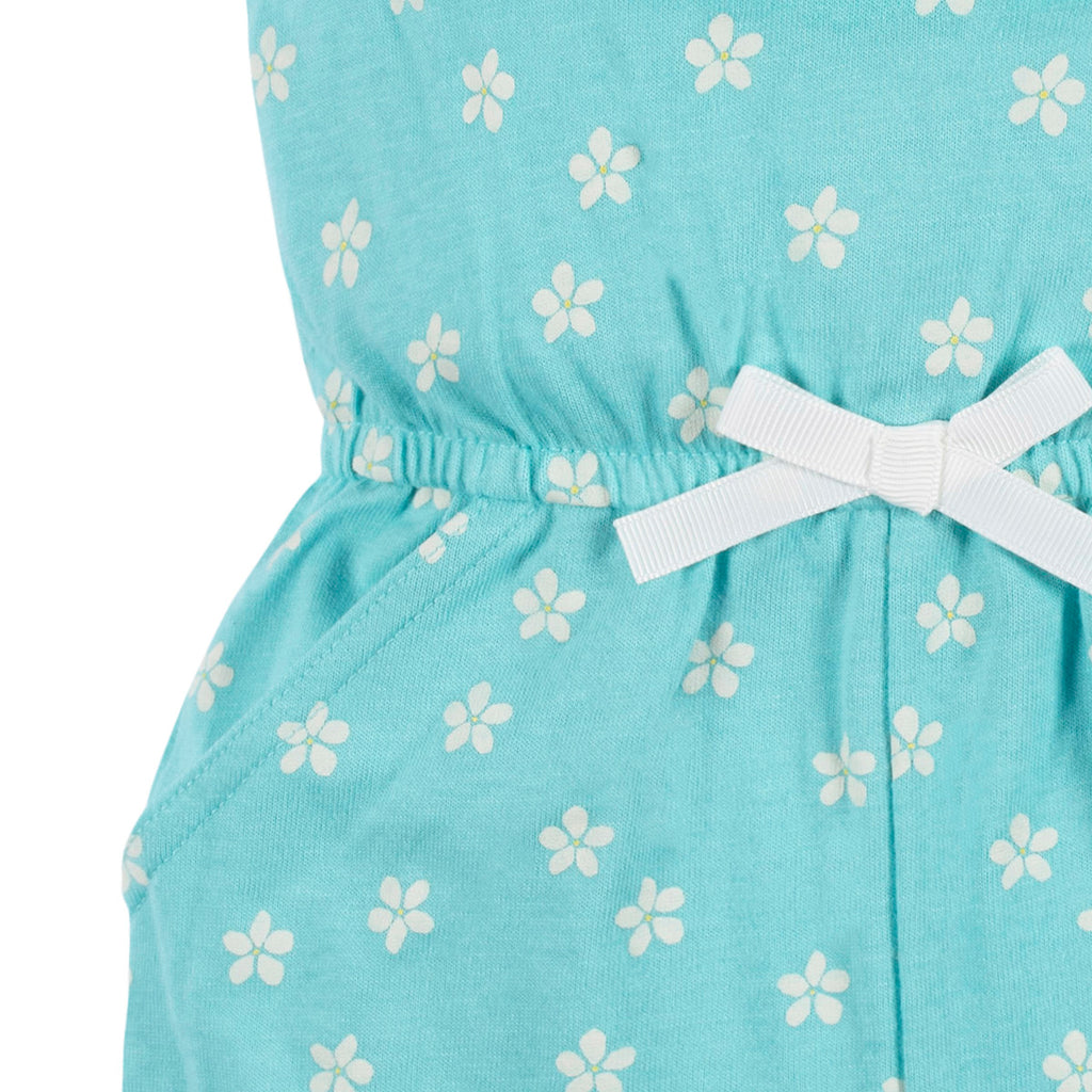 Romper Gerber bebé set 2 piezas azul cómodo algodón-3-6M