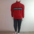 PANTS ROJO NEGRO RAYAS BLANCAS TALLA M