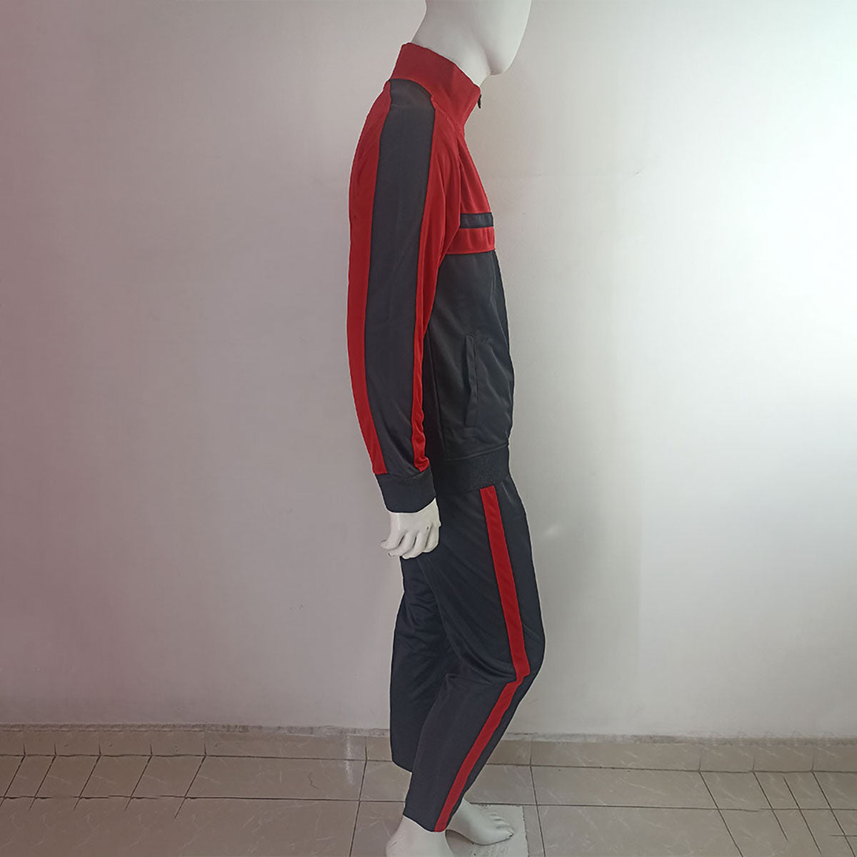 PANTS NEGRO ROJO TALLA M