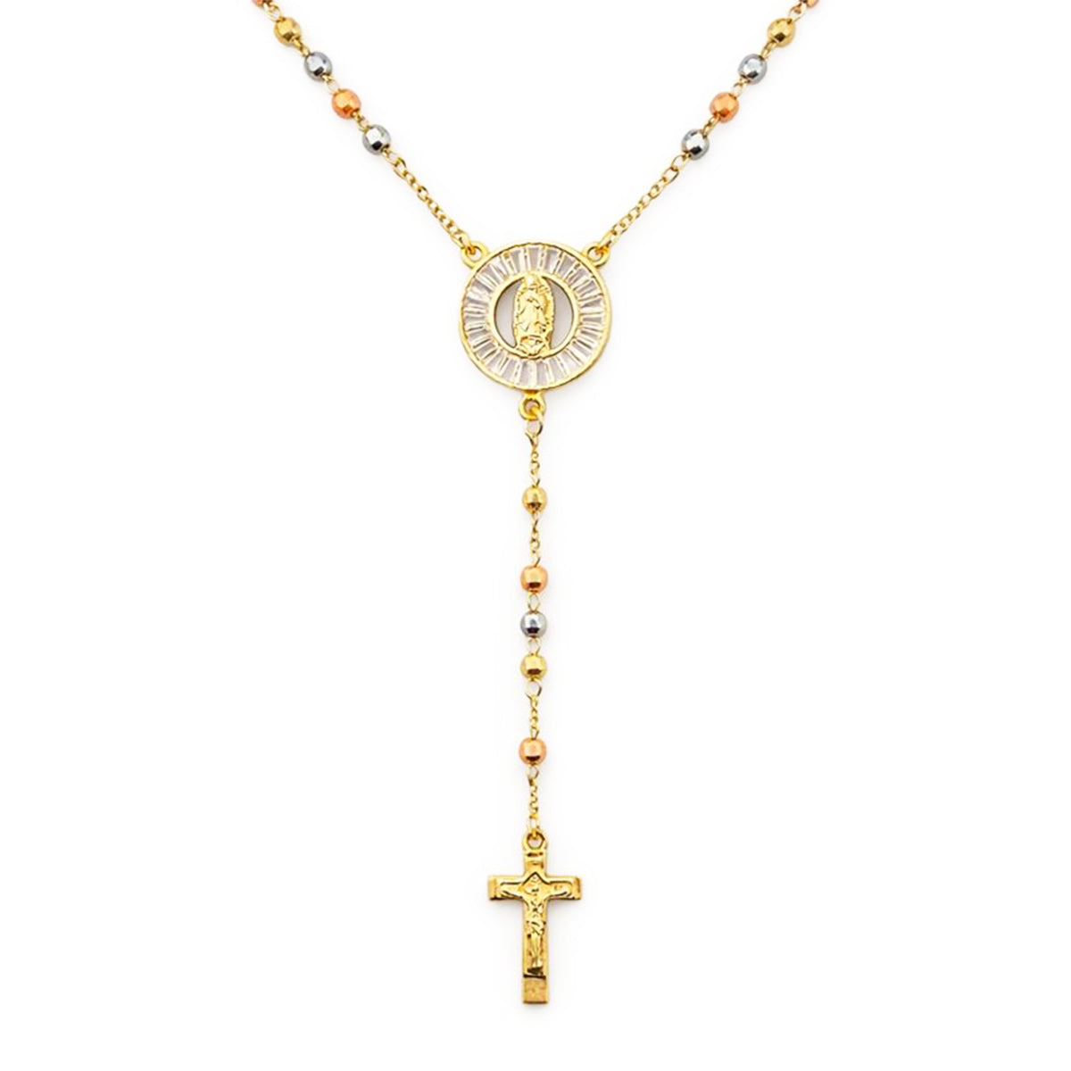 Rosario Virgen De Guadalupe MOON & SELF Oro 18k Tricolor