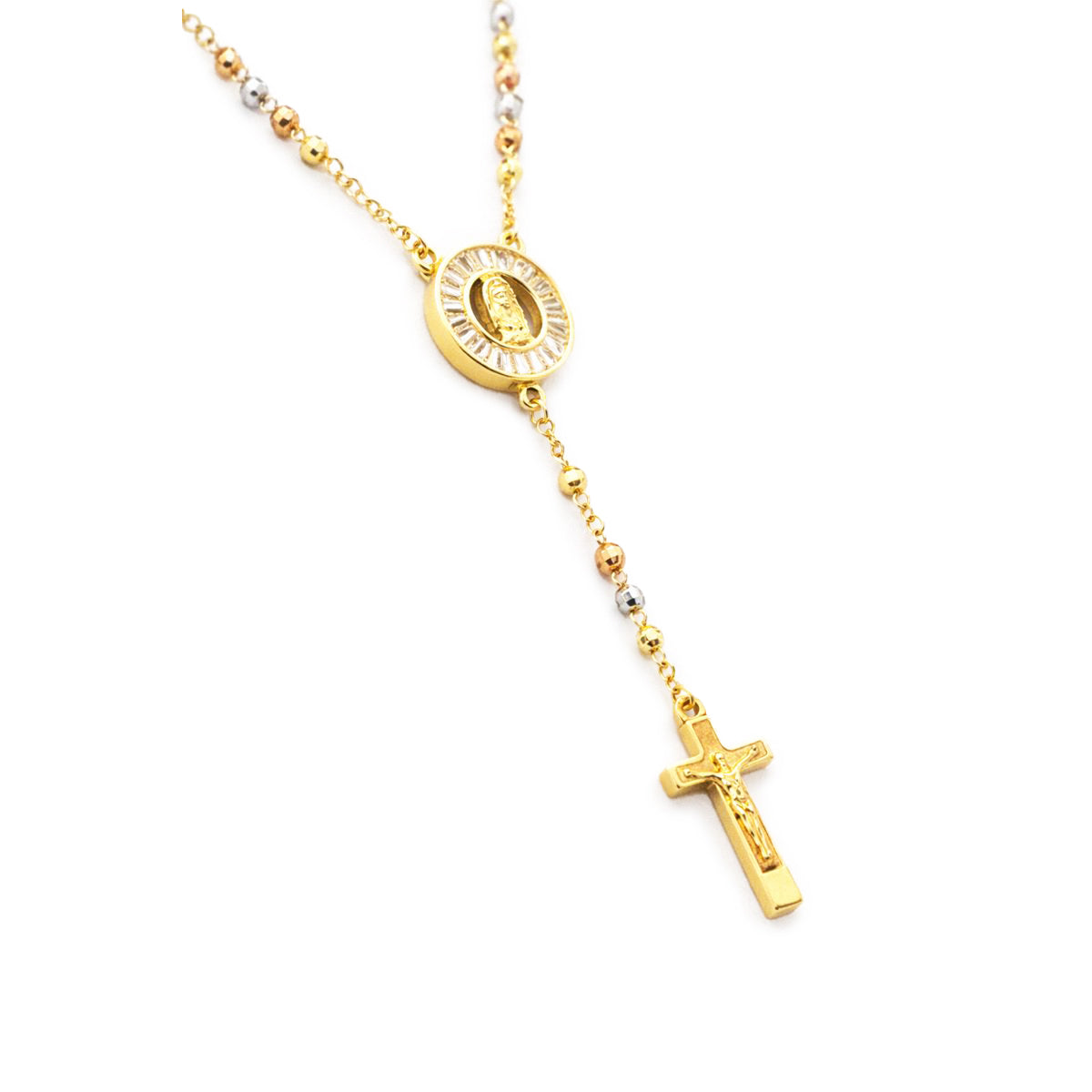 Rosario Virgen De Guadalupe MOON & SELF Oro 18k Tricolor