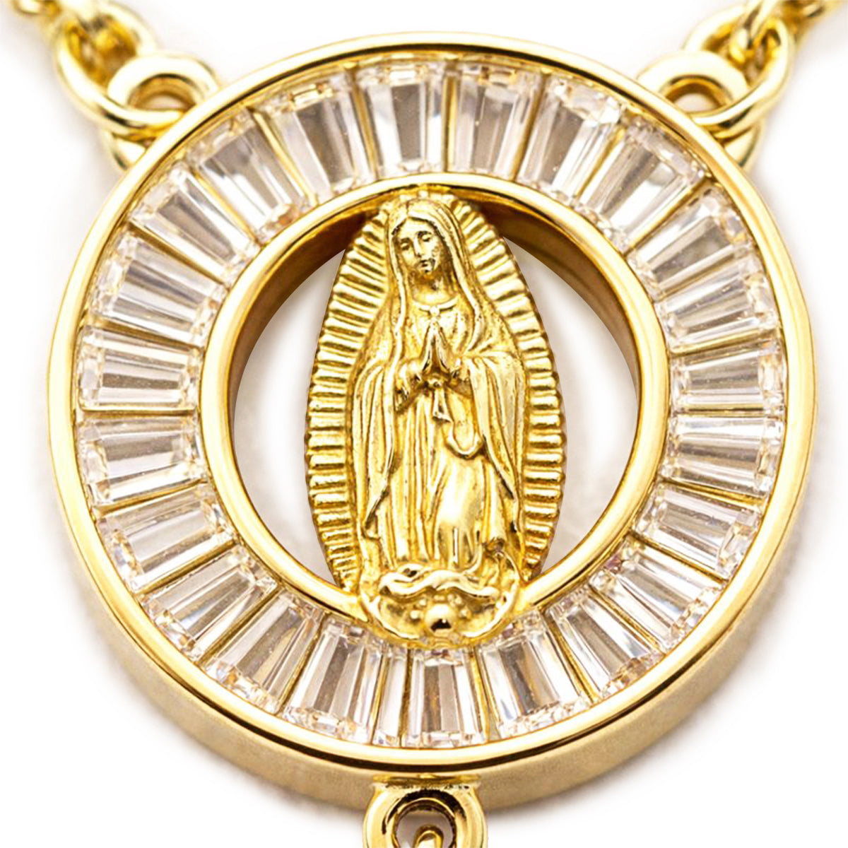 Rosario Virgen De Guadalupe MOON & SELF Oro 18k Tricolor