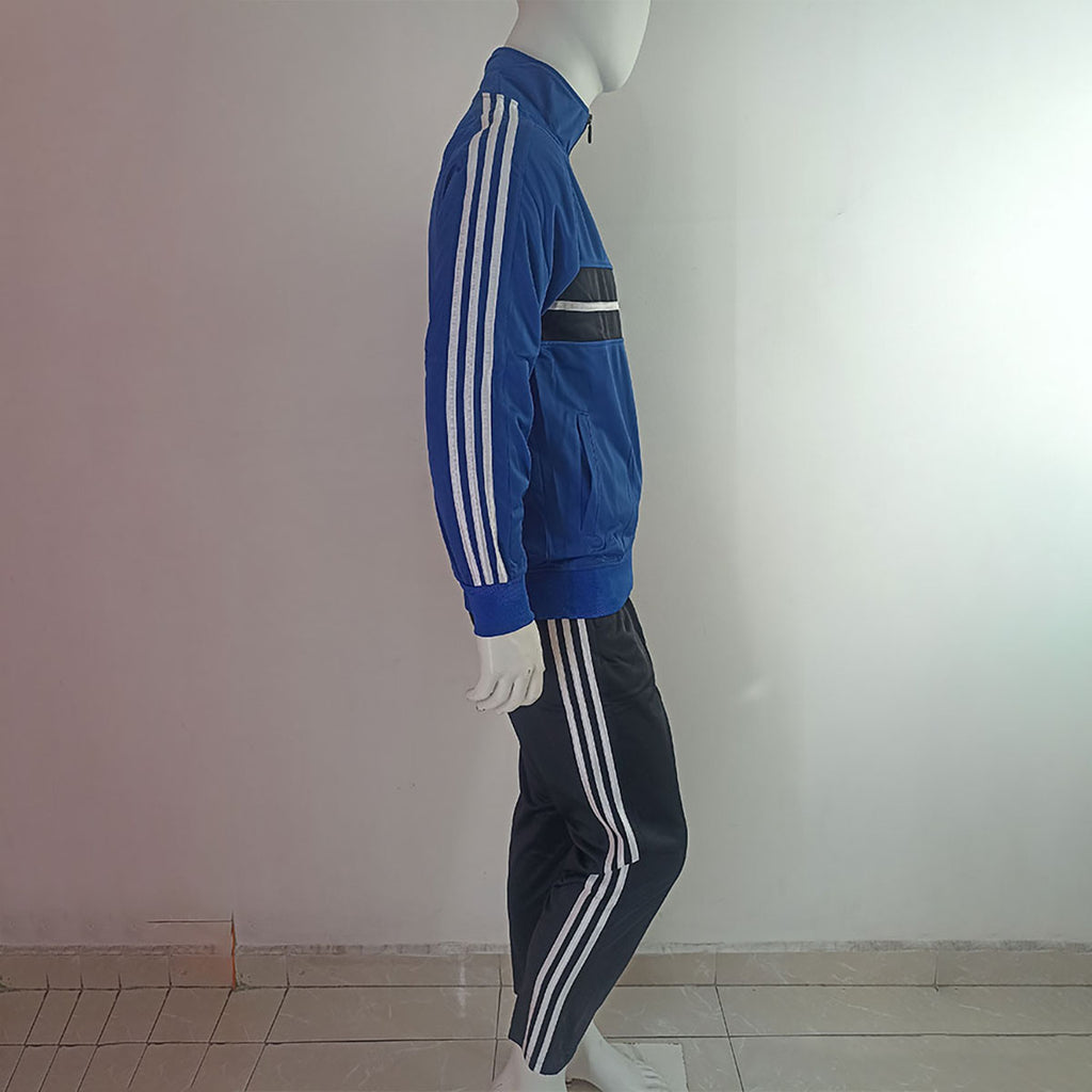PANTS ROYAL NEGRO RAYAS BLANCAS TALLA M