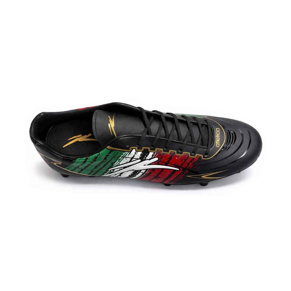Tenis de Futbol Atletica Modelo Caba Negro Segunda Mano