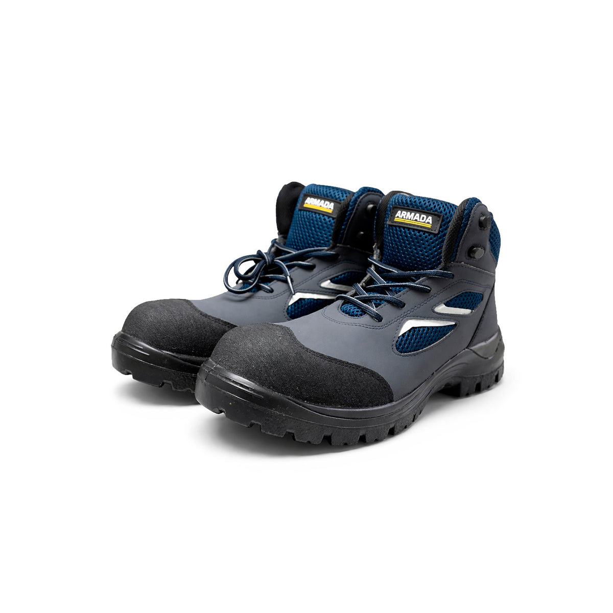 Zapato Seguridad Armada Azul XR50 Industrial Antiderrapante Talla 29