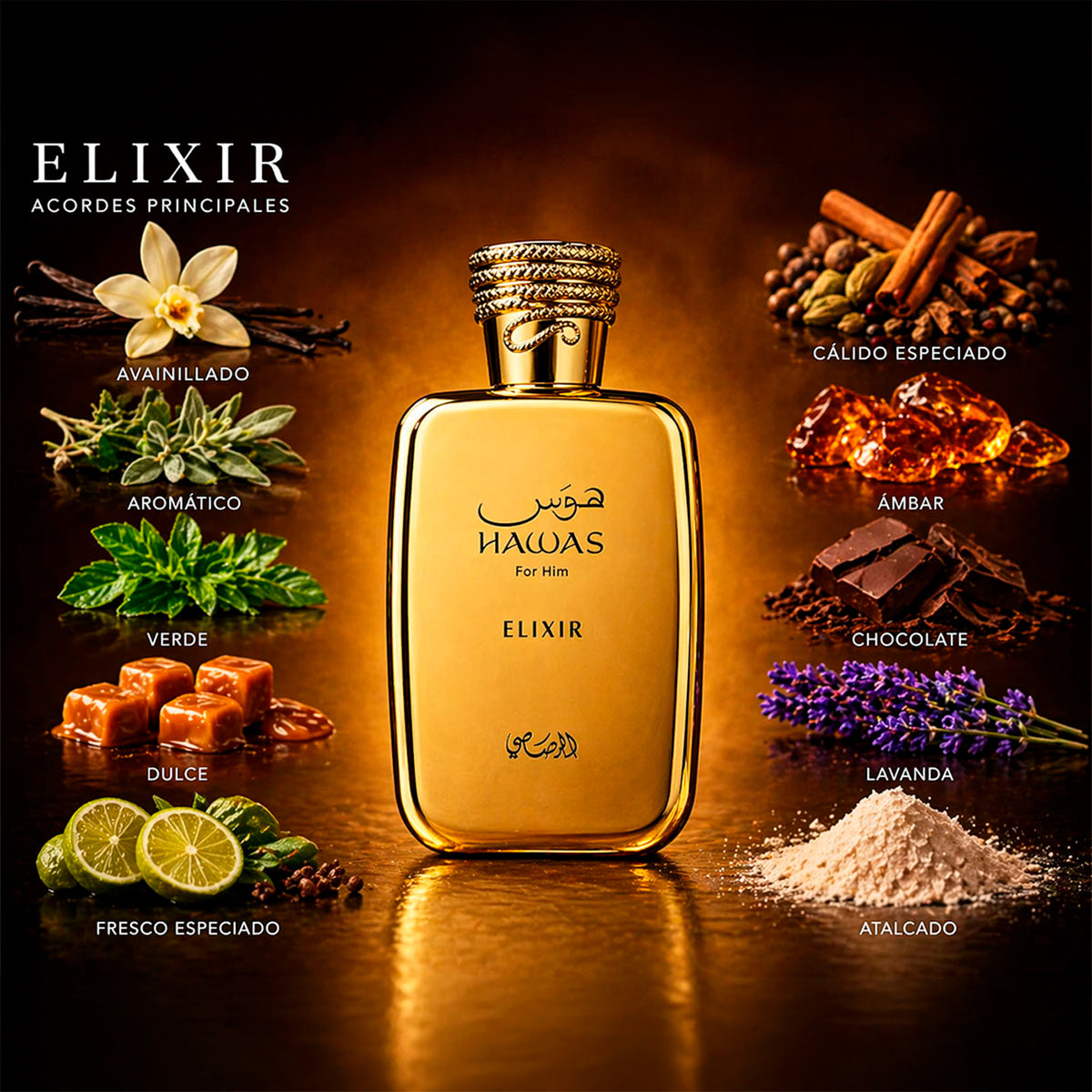 Set 4 Perfumes Rasasi Hawas Hombre Arabes Kit 30ml Original