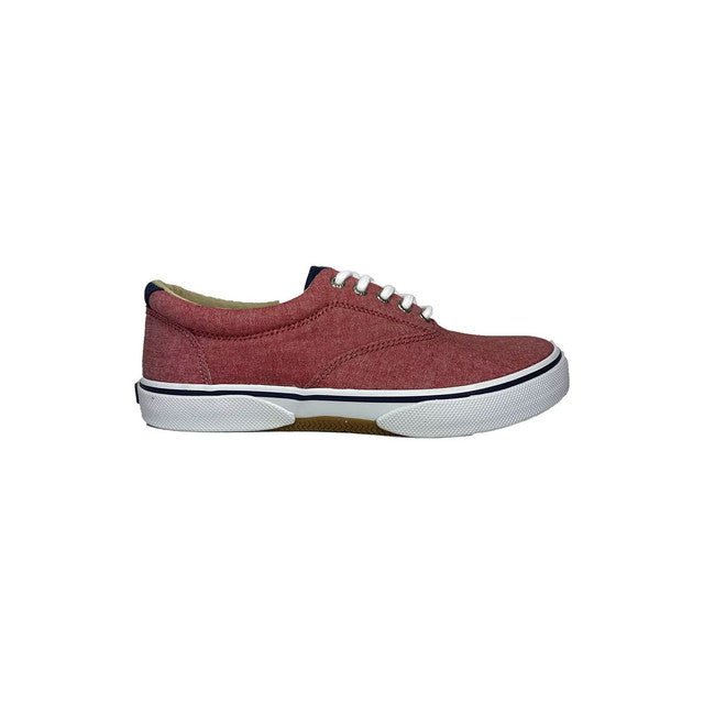Tenis Sperry Halyard Cvo Chambray Hombre Sts13145 - Rojo/cambray 25 MX