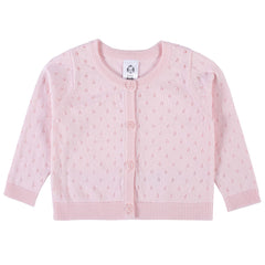 Sueter rosa para niña Gerber algodón suave y cómodo-12M