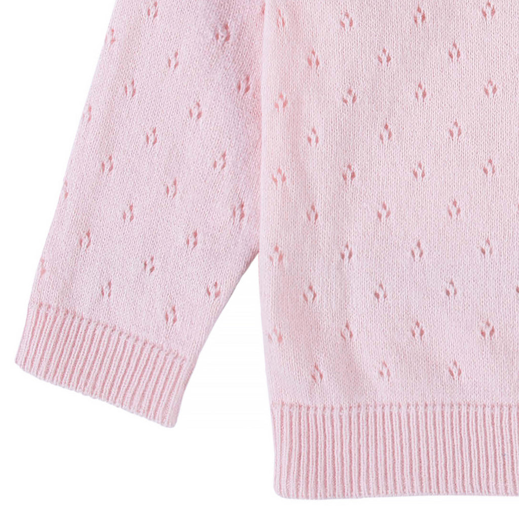 Sueter rosa para niña Gerber algodón suave y cómodo-12M