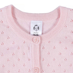 Sueter rosa para niña Gerber algodón suave y cómodo-2T