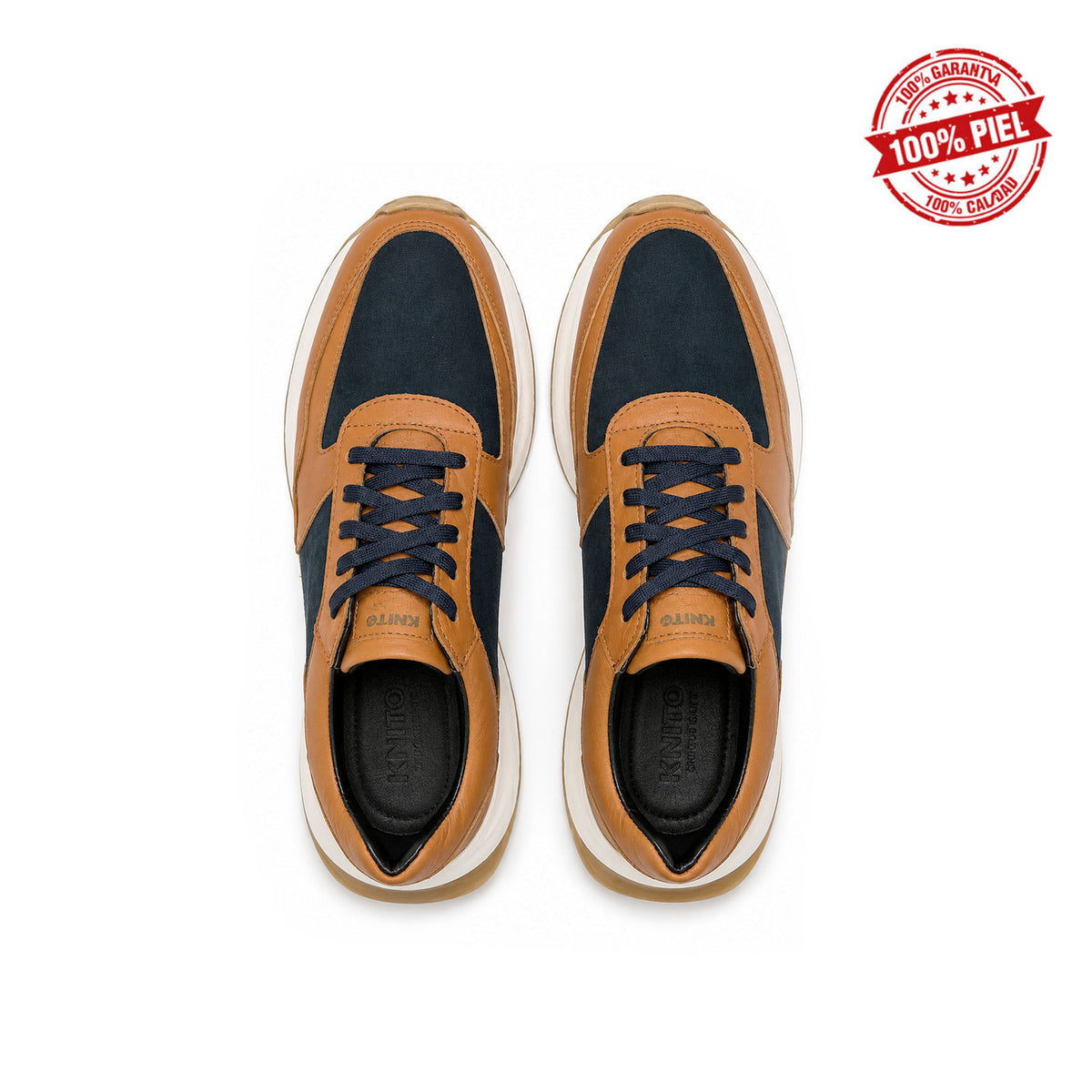 Tenis de Piel Knite Napoles Elegancia y Confort Diario