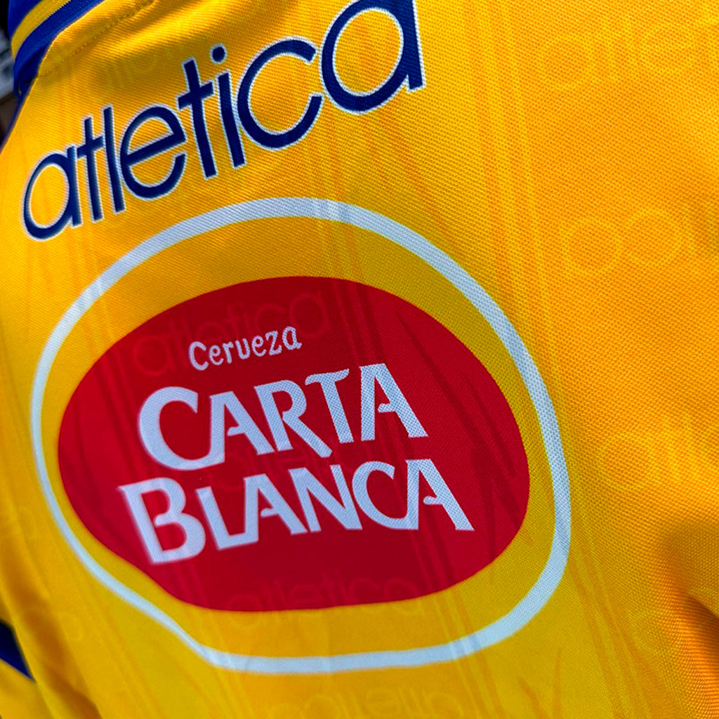 Jersey Atletica Retro Tigres Local 1999 Amarillo Talla XL