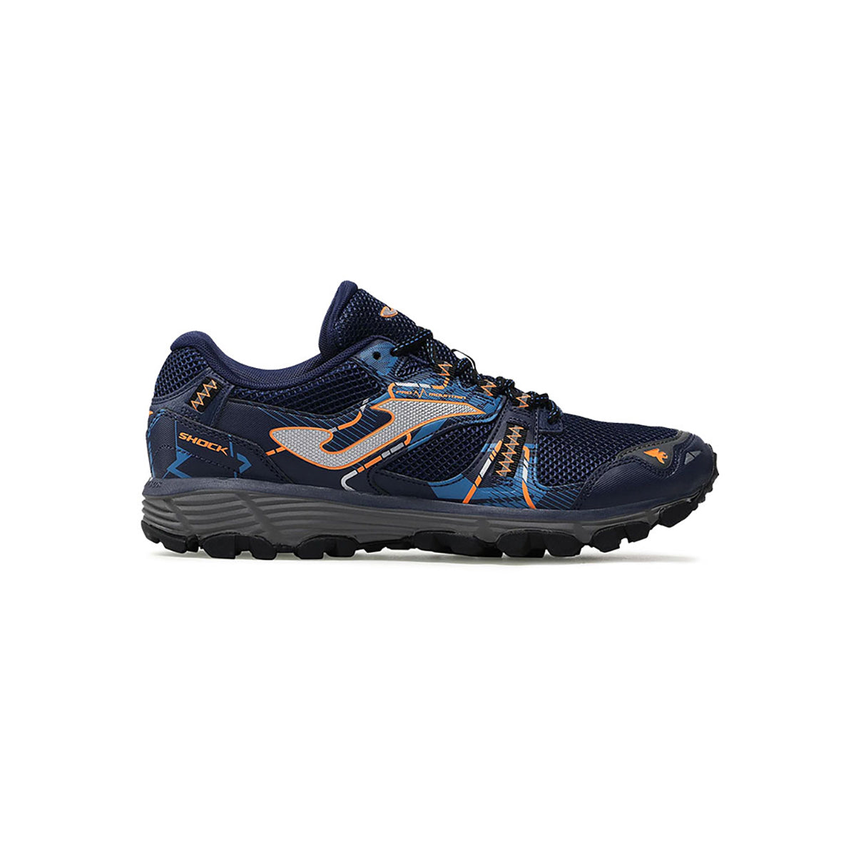 Zapatillas Joma Trail Running Resistentes y Cómodas Marino Naranja