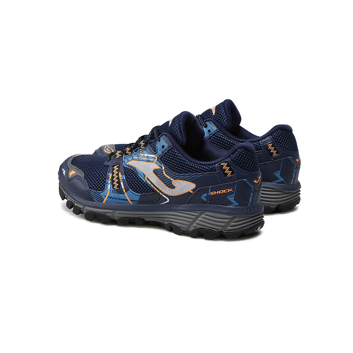 Zapatillas Joma Trail Running Resistentes y Cómodas Marino Naranja