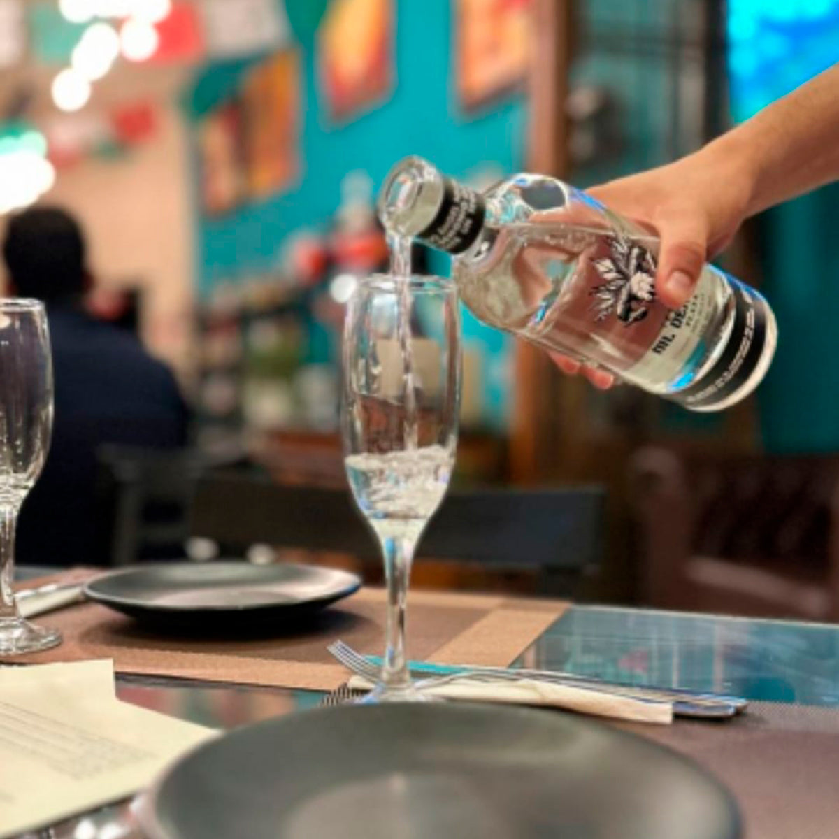 Tequila 100% Agave Azul Cristalino 750ml Mil Demonios