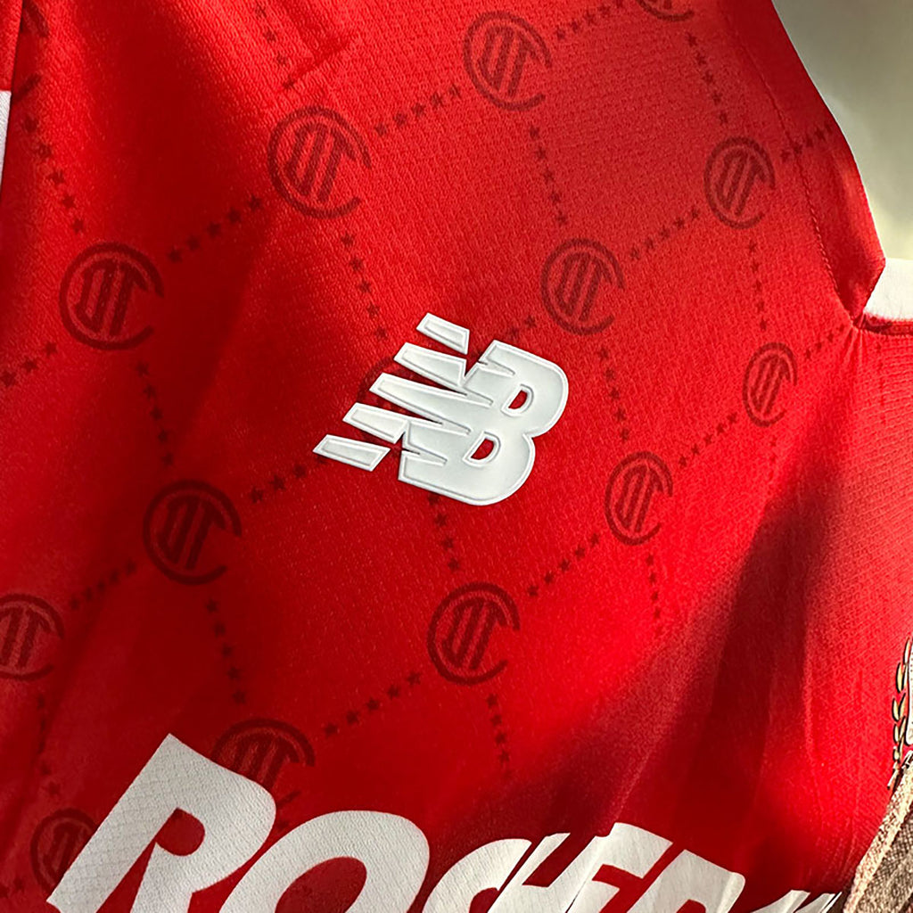 Jersey New Balance Jugador Toluca Local 2023/2024 Rojo Talla S