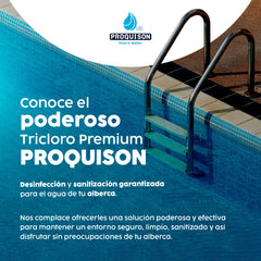 Cloro para alberca en polvo 5 kg Proquison 90% desinfección