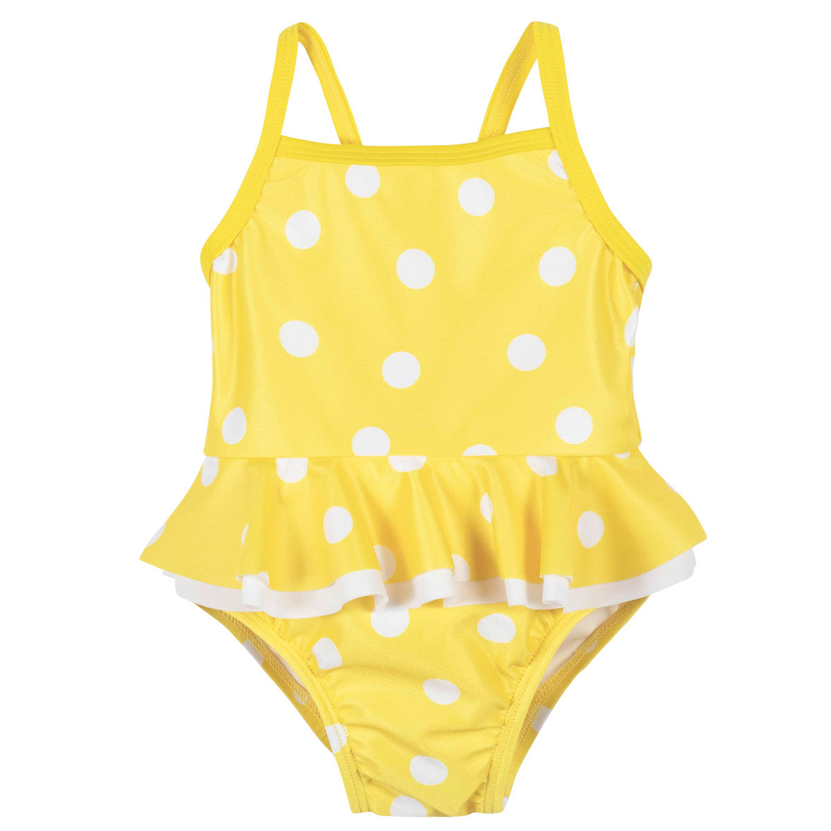 Traje de baño Gerber niña UPF 50+ amarillo 12m a 5 años-24M
