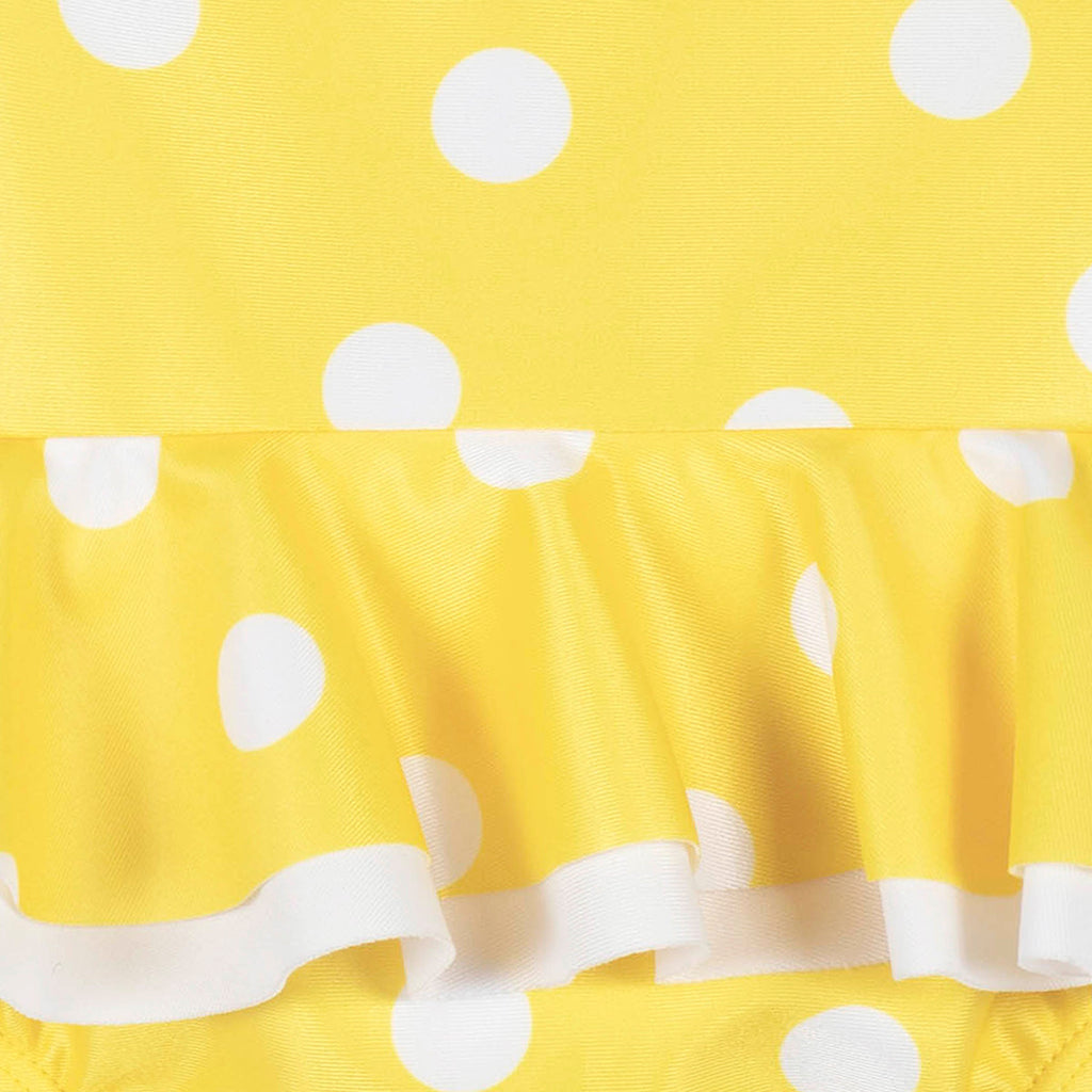 Traje de baño Gerber niña UPF 50+ amarillo 12m a 5 años-2T