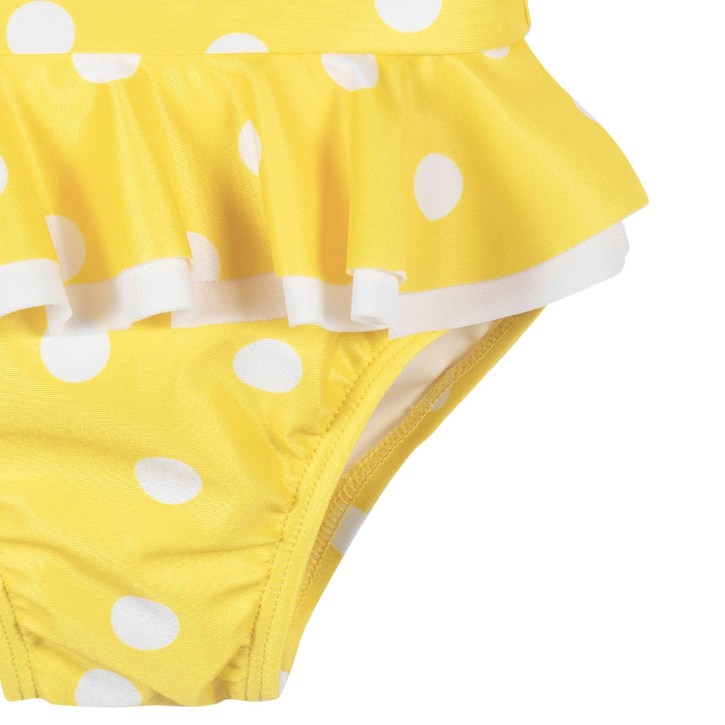 Traje de baño Gerber niña UPF 50+ amarillo 12m a 5 años-2T