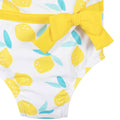 Traje de baño Gerber blanco niña UPF 50+ cómodo 1 pieza-2T