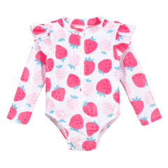 Traje de baño niña Gerber UPF 50+ protección solar 1 pieza-4T
