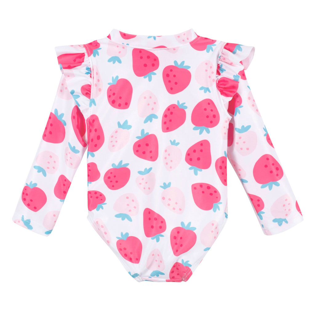 Traje de baño niña Gerber UPF 50+ protección solar 1 pieza-3T