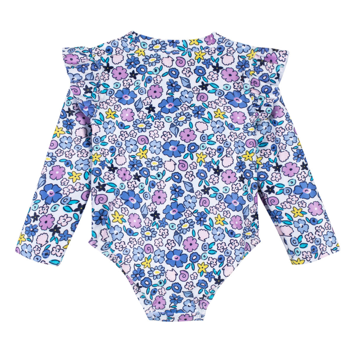Traje de baño niña Gerber 1 pieza fresa UPF 50+ bebé-24M
