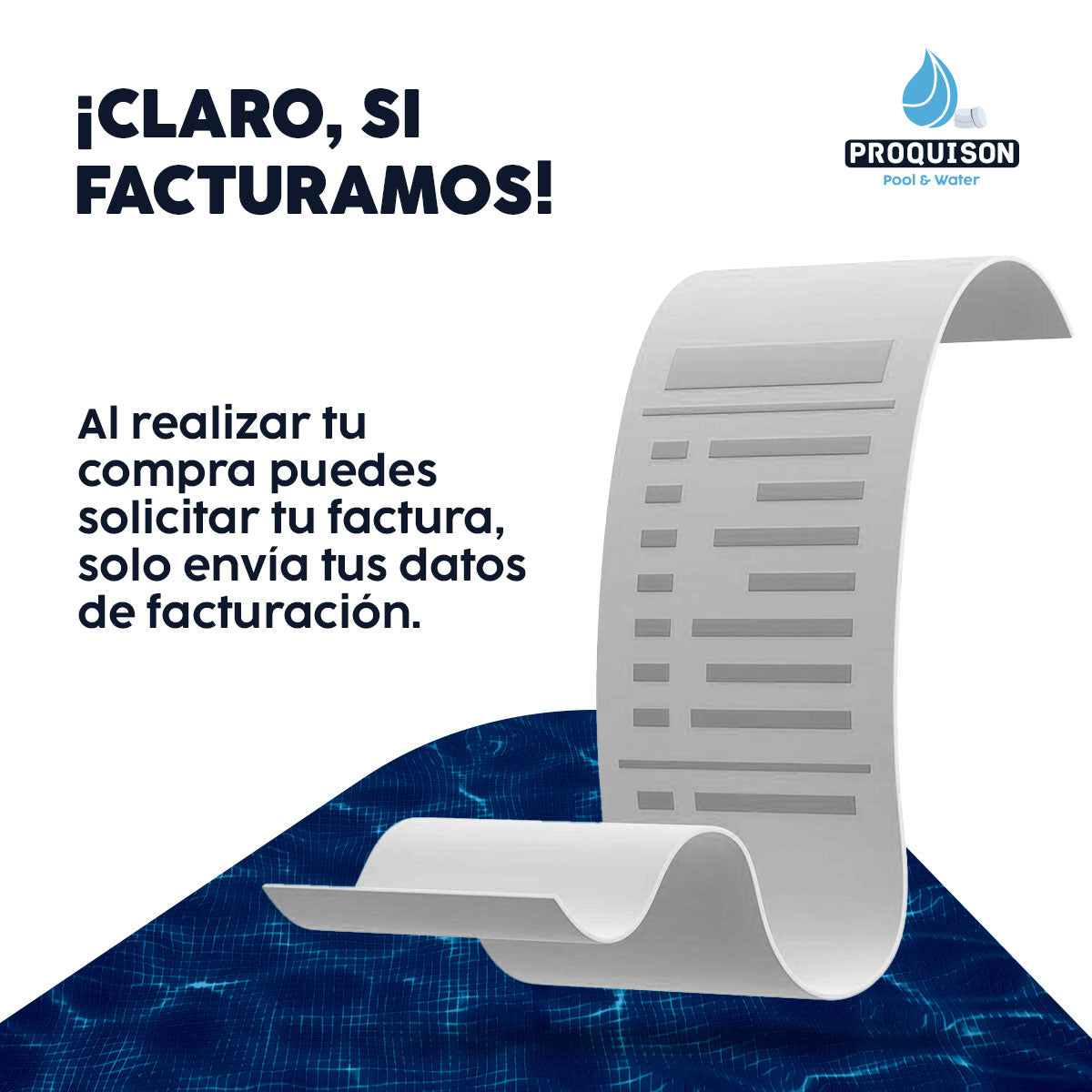 Cloro para alberca 20 kg tabletas 3 pulgadas Proquison 90%