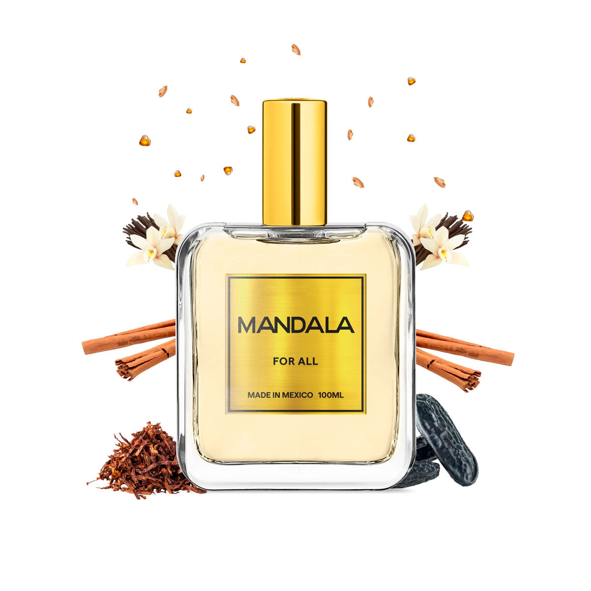 Perfume Unisex Mandala Spiced Amber Gold Tabaco 100ml