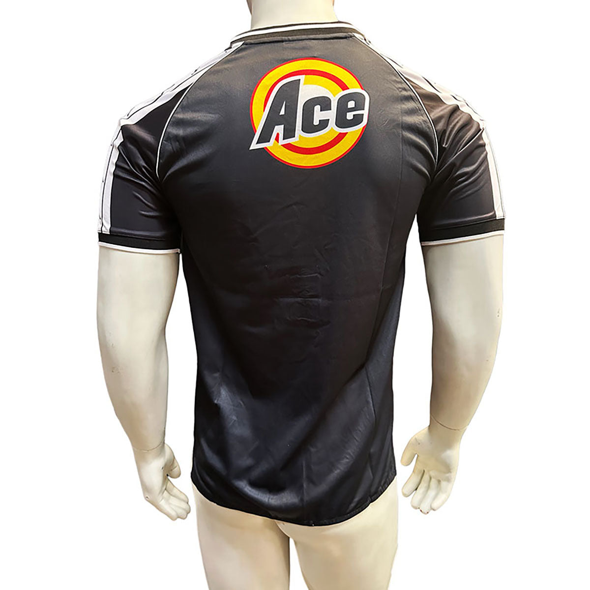 JERSEY KAPPA VASCO DA GAMA MANGA CORTA NEGRO/BLANCO TALLA M