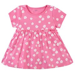 Vestido Gerber rosa bebé 3 piezas ropa niña primavera-24M
