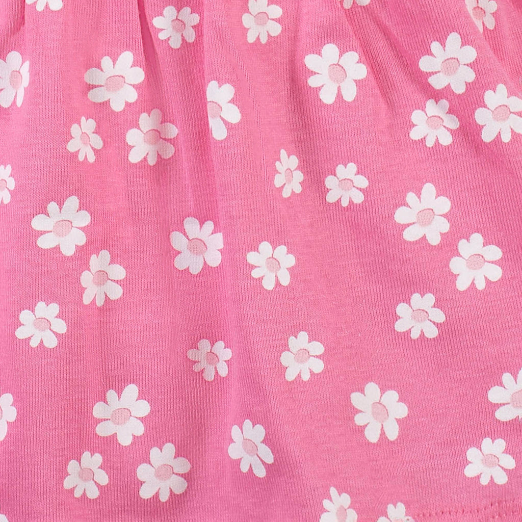 Vestido Gerber rosa bebé 3 piezas ropa niña primavera-12M