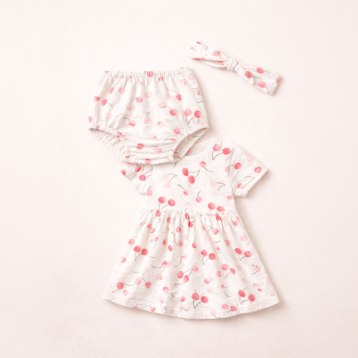 Vestido Gerber blanco niña conjunto 3 piezas verano-2T, 3T, 4T, 5T