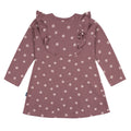 Vestido Gerber rosa niña 100% algodón cómodo para primavera-4T