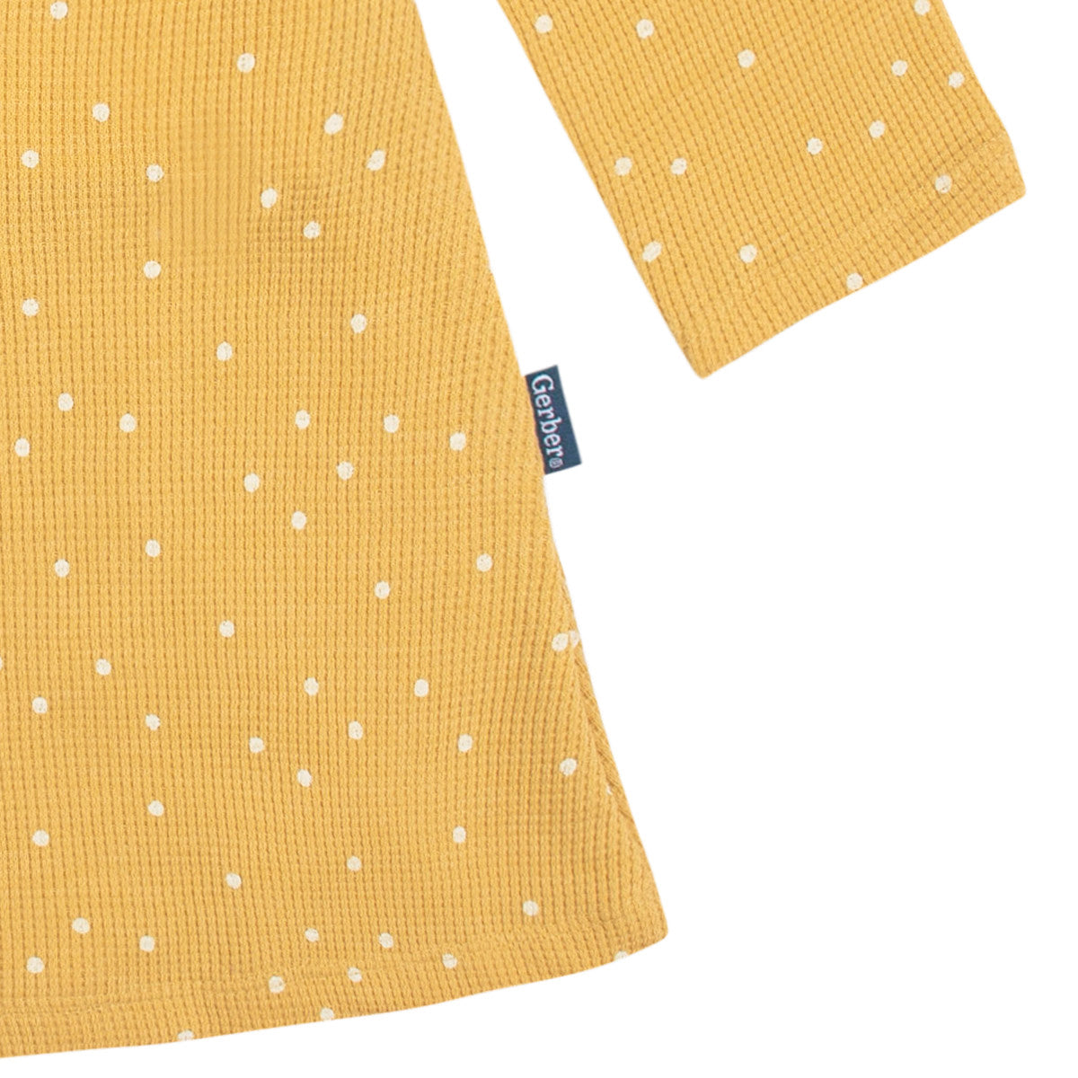 Vestido Gerber amarillo niña algodón cómodo verano-24M