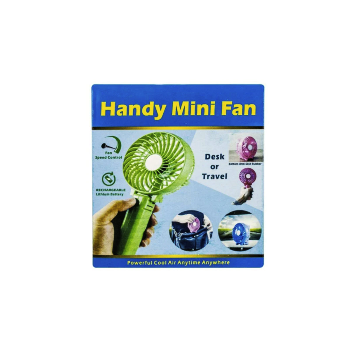 Ventilador Compacto USB Portátil Perfecto para Escritorio