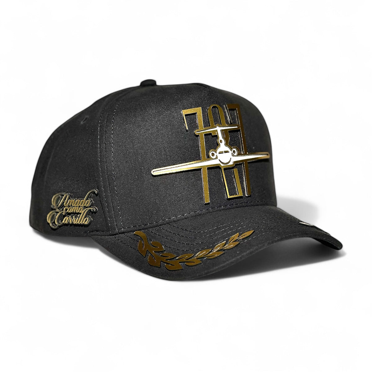 Gorra Vagostyle Amado Carrillo Placa Dorada Snapback-Unitalla