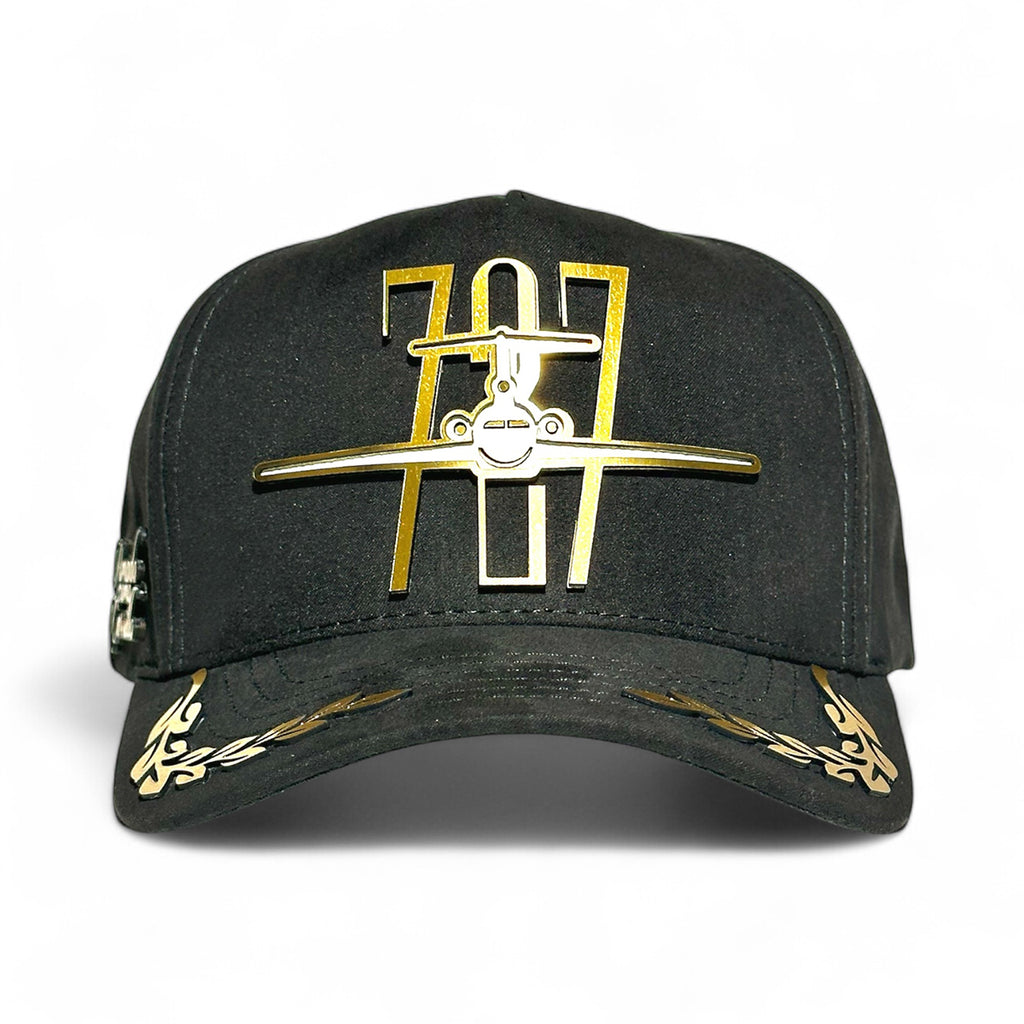 Gorra Vagostyle Amado Carrillo Placa Dorada Snapback-Unitalla