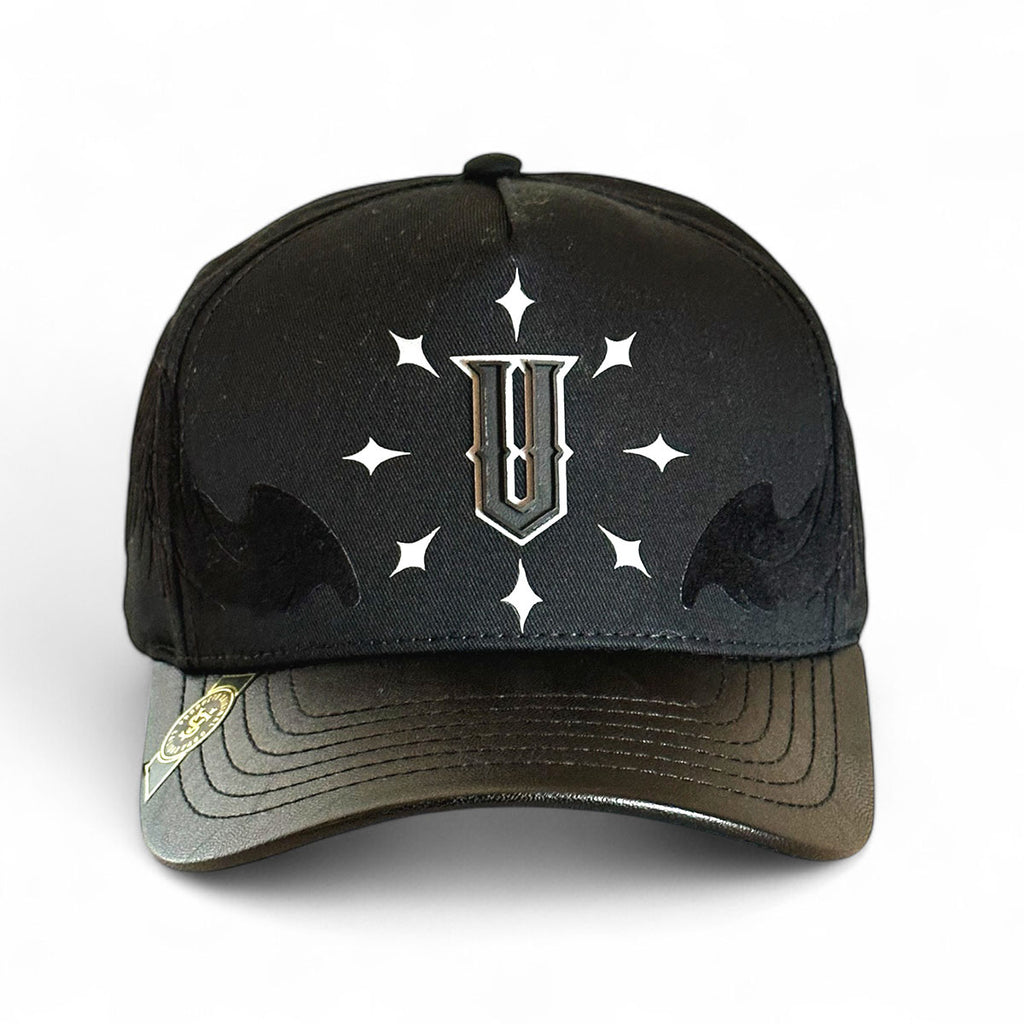 Gorra BLACK ANGELS VAGO Style Negra Ajustable y Artesanal-Unitalla
