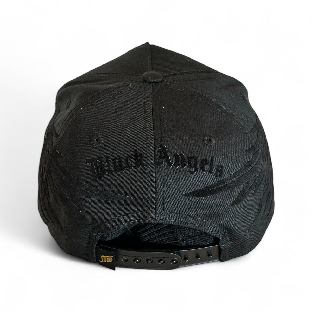 Gorra BLACK ANGELS VAGO Style Negra Ajustable y Artesanal-Unitalla