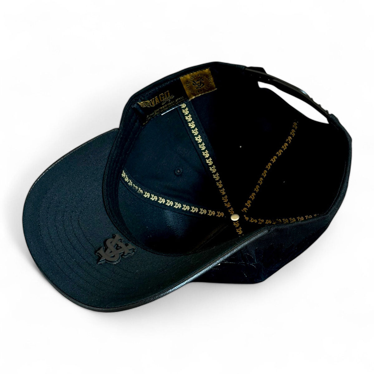 Gorra BLACK ANGELS VAGO Style Negra Ajustable y Artesanal-Unitalla